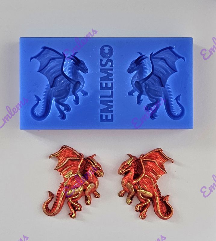 EMLEMS MINI DRAGONS SILICONE MOULD