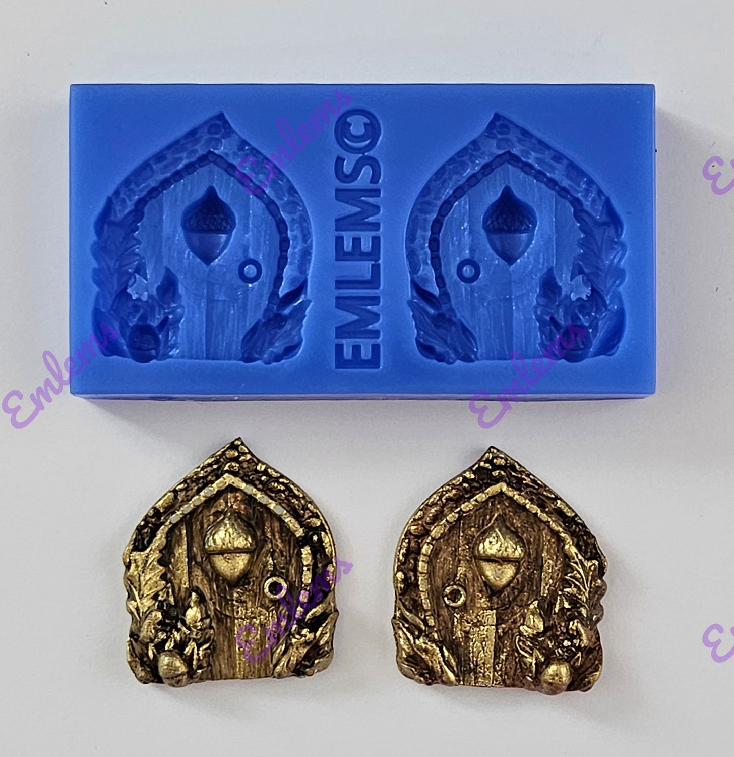EMLEMS MINI ACORN FAIRY DOORS SILICONE MOULD
