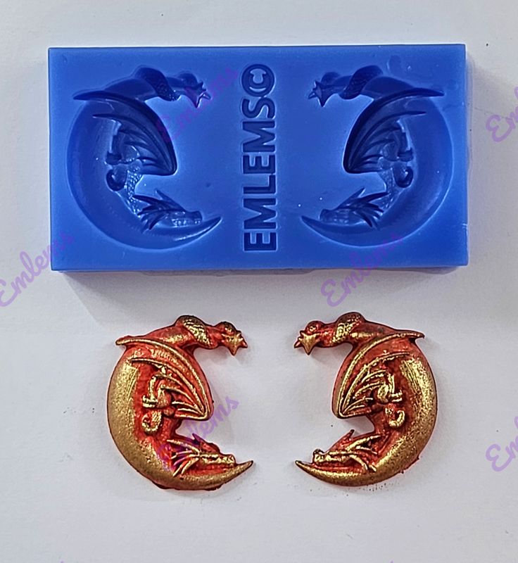 EMLEMS MINI DRAGON MOONS SILICONE MOULD