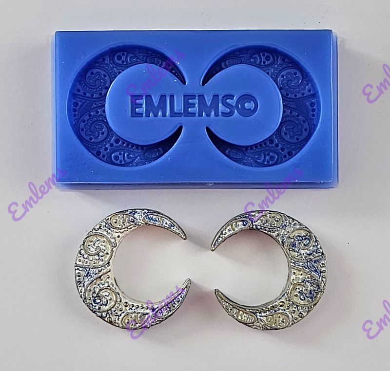 EMLEMS MINI CRESCENT MOONS SILICONE MOULD