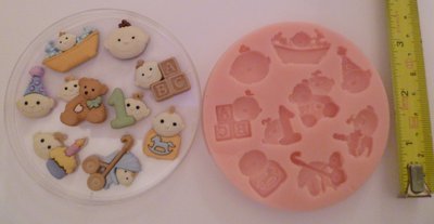 BABY 1st BIRTHDAY SILICONE MOULD
