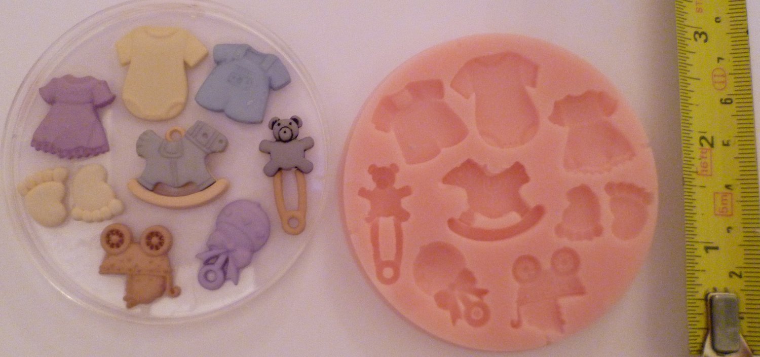TRADITIONAL BABY SET SILICONE MOULD
