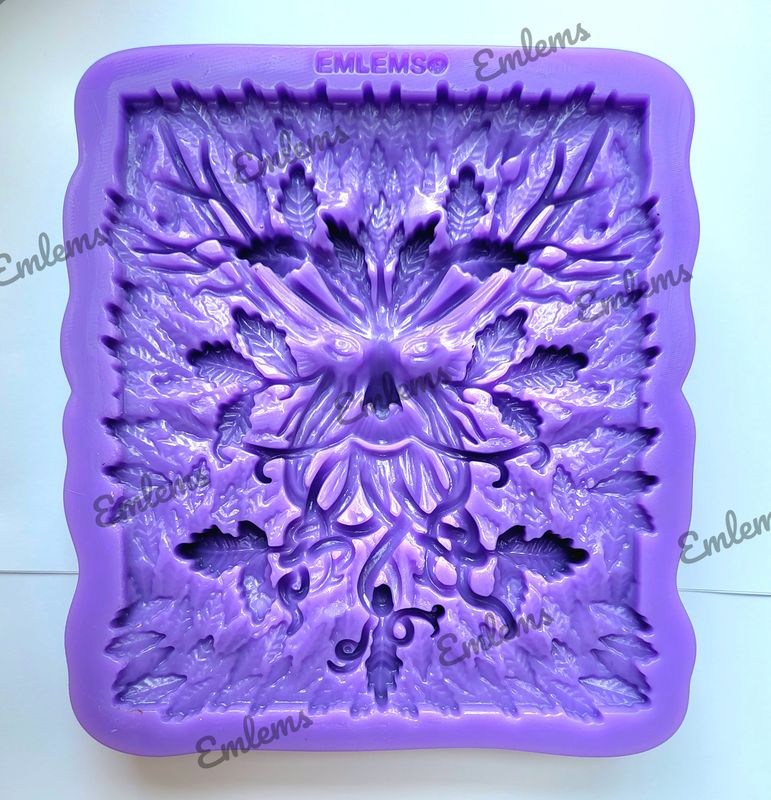 Large Woodland Goblin Greenman SILICONE MOULD