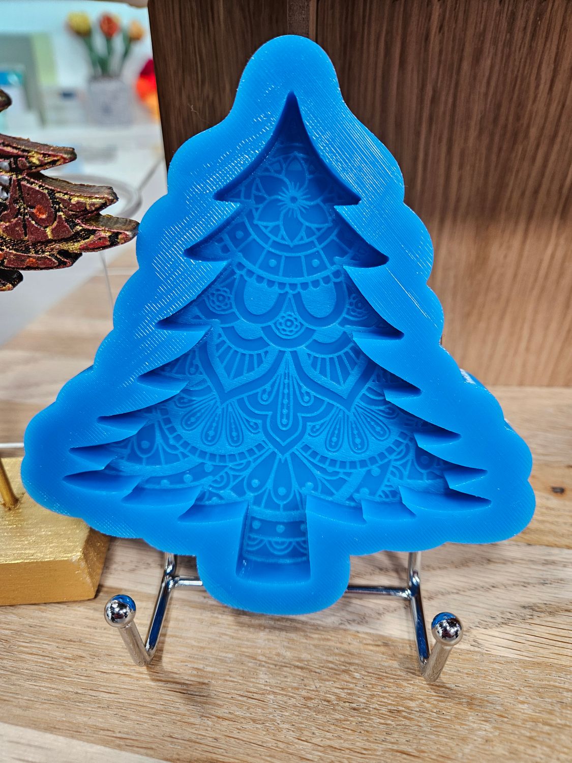 EMLEMS MANDALA CHRISTMAS TREE DECORATION SILICONE MOULD