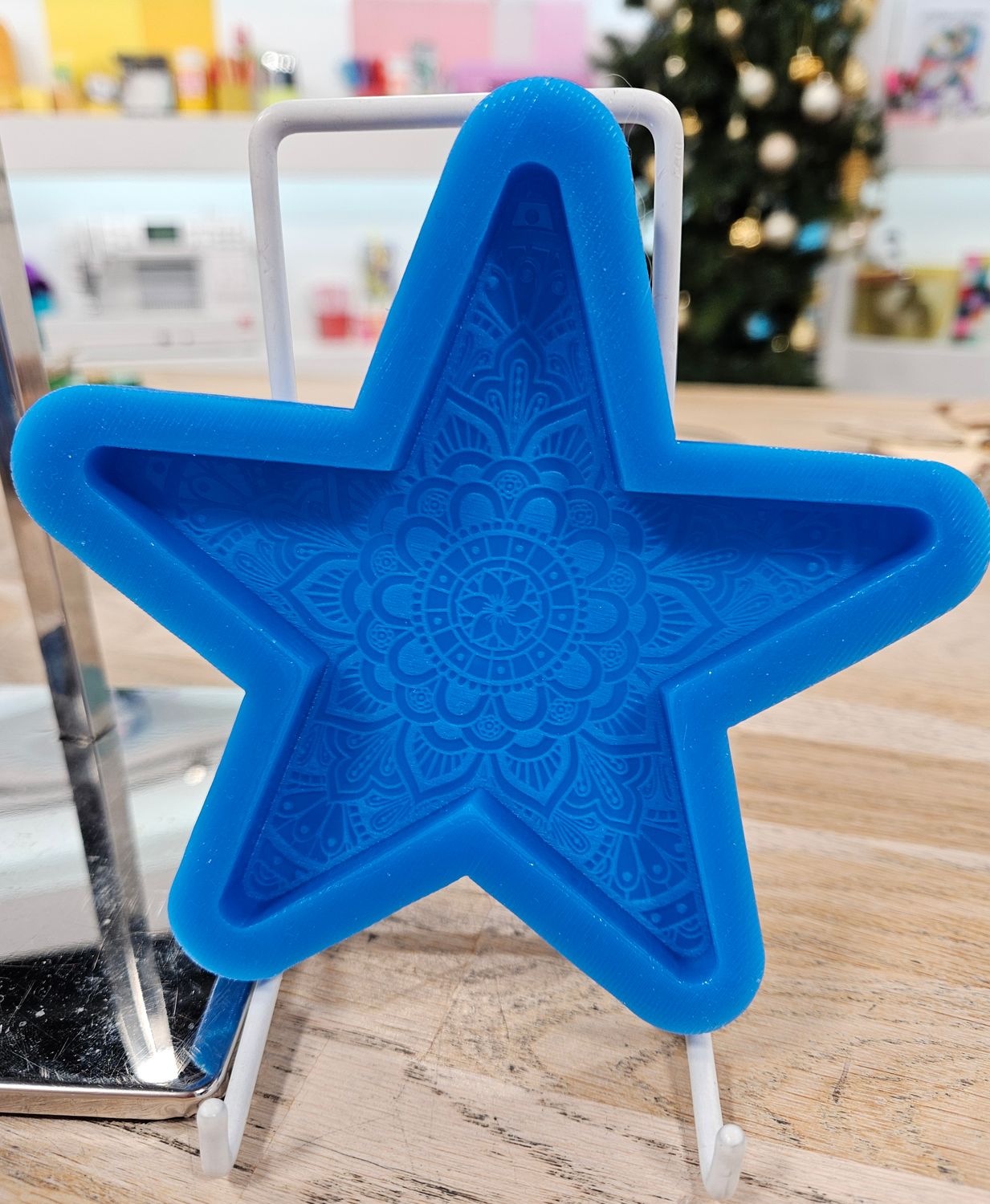 EMLEMS MANDALA CHRISTMAS STAR DECORATION SILICONE MOULD