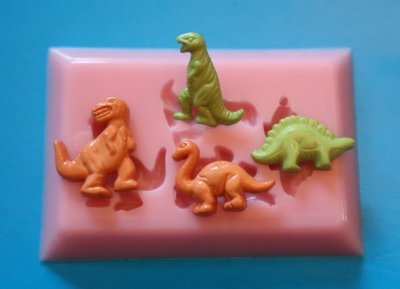 DINOSAURS SILICONE MOULD