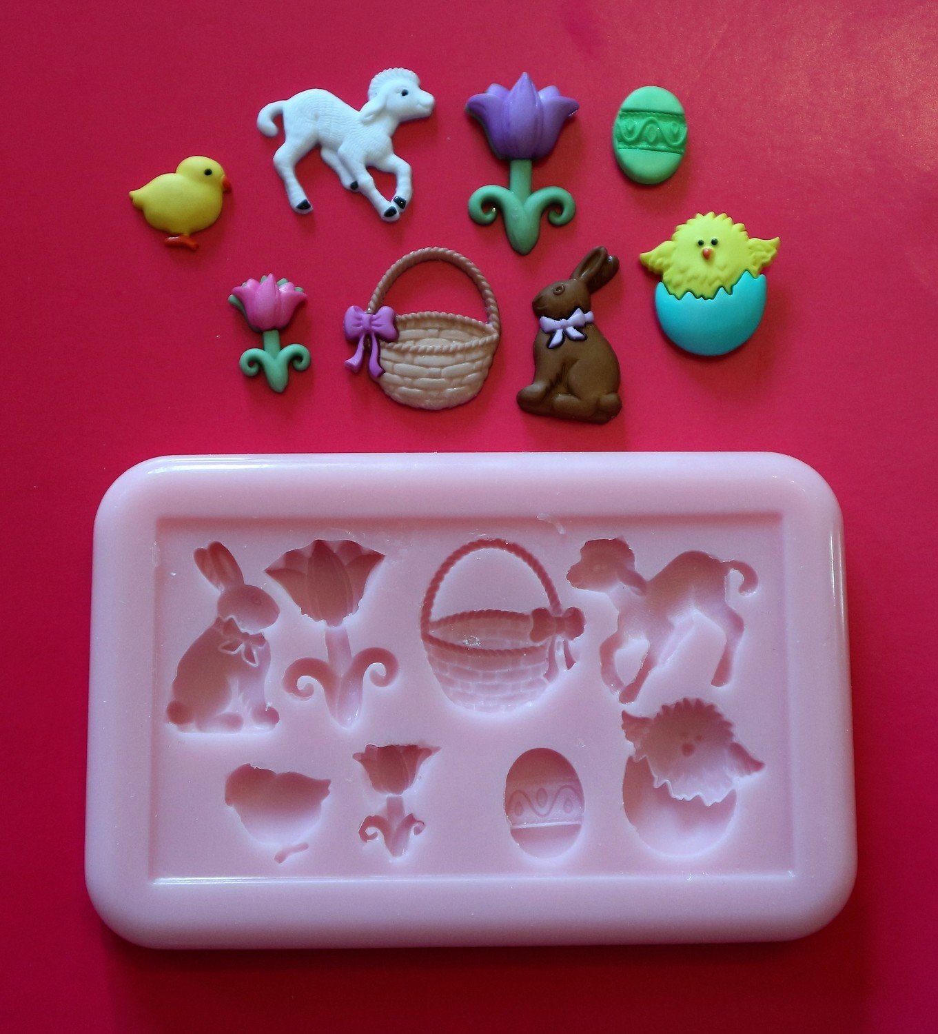 EASTER SET SILICONE MOULD