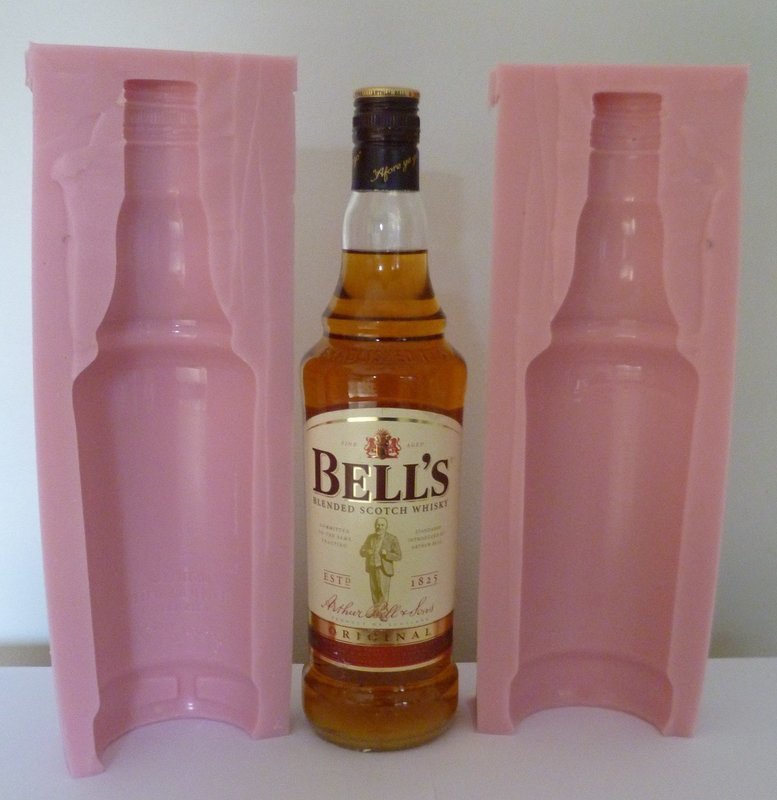EMLEMS 3D BELLS WHISKY BOTTLE SILICONE MOULD