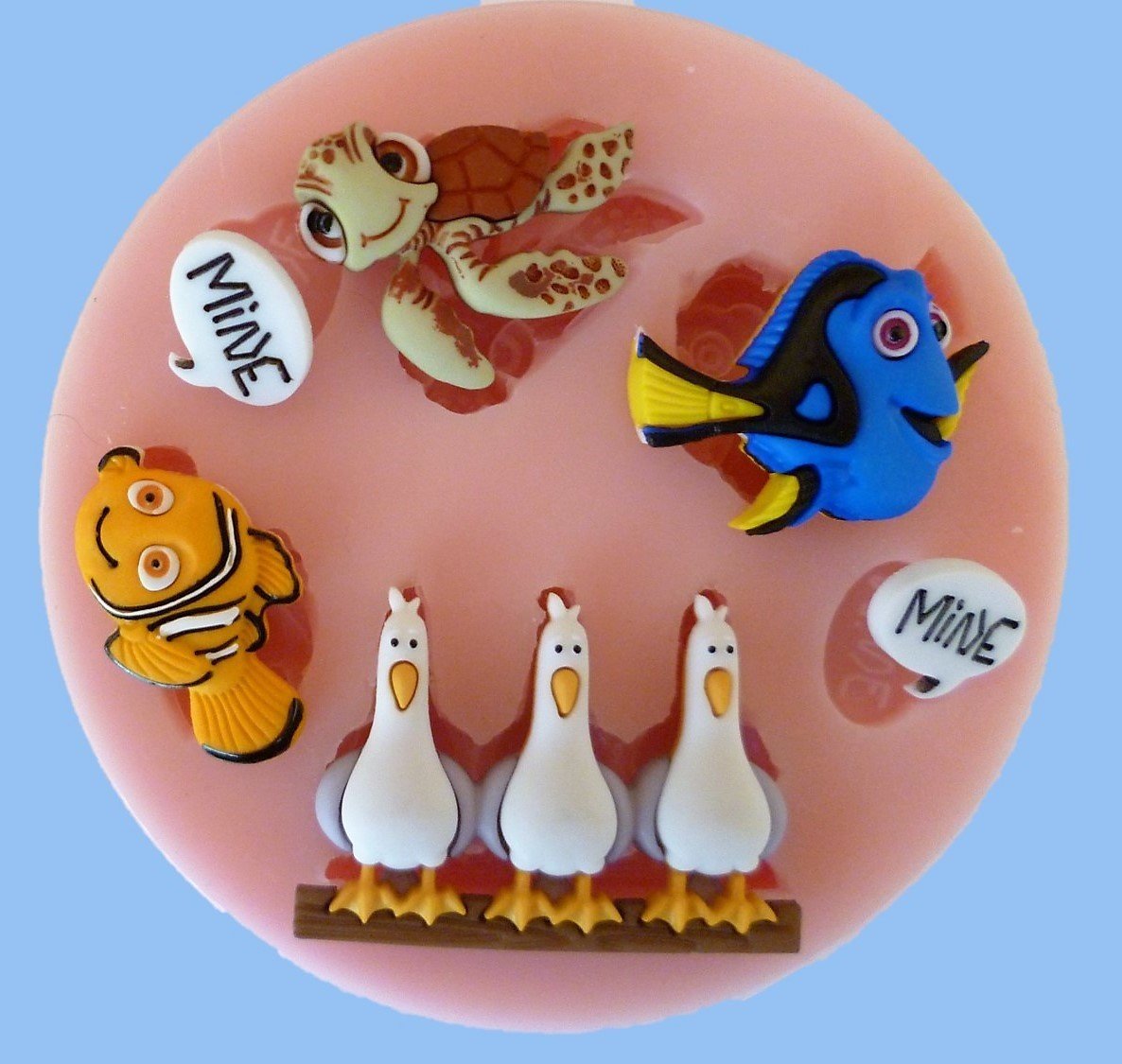 FINDING NEMO SILICONE MOULD