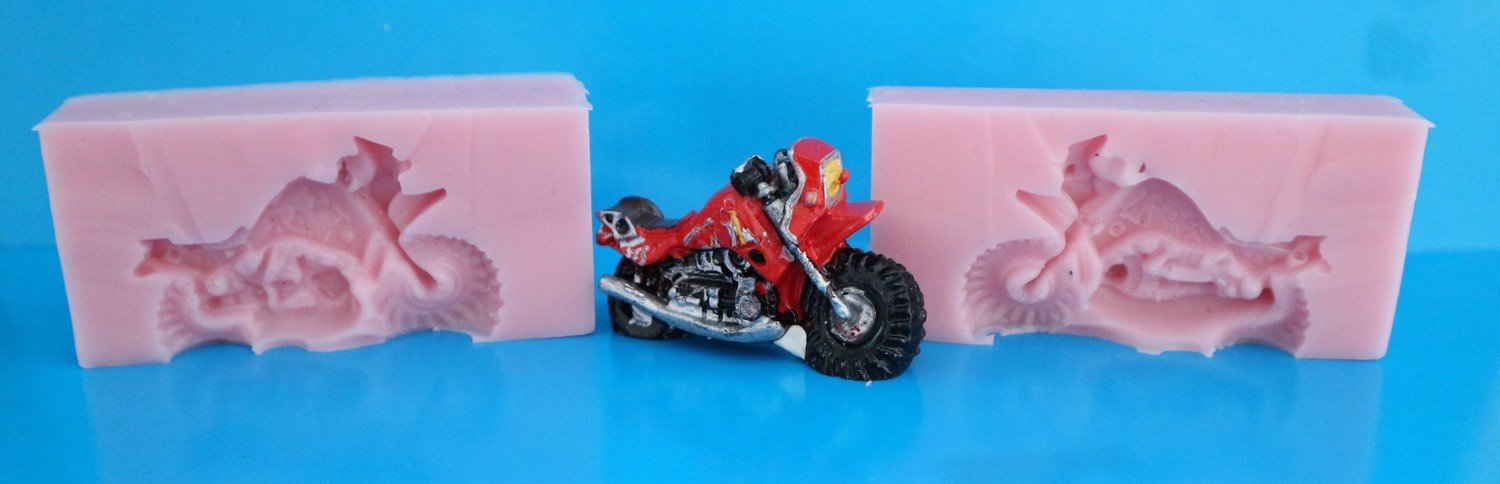 3D SMALL MOTORBIKE SILICONE MOULD