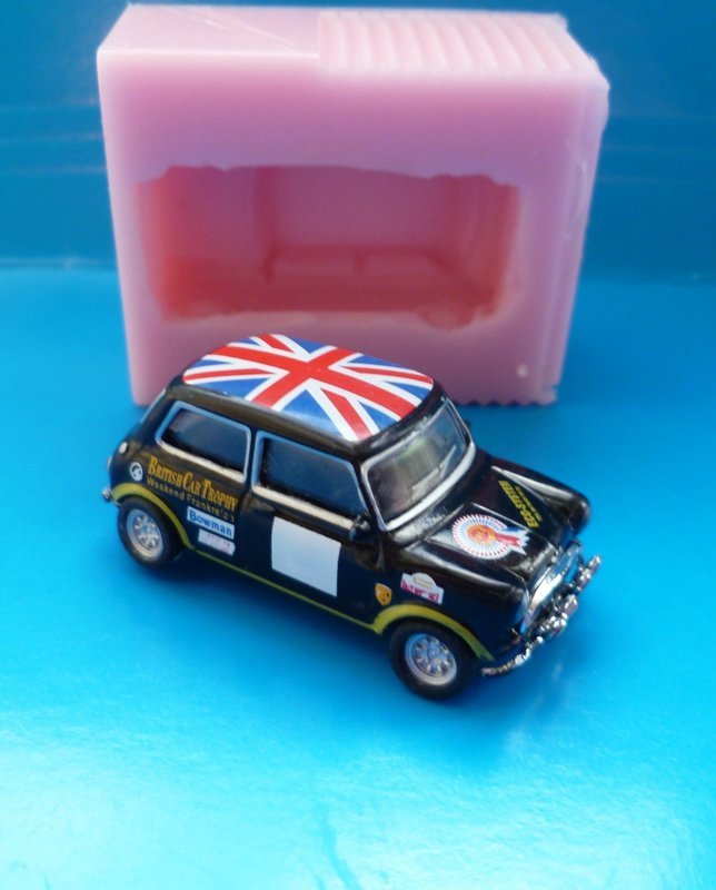 EMLEMS 3D 4cm MINI COOPER CAR SILICONE MOULD