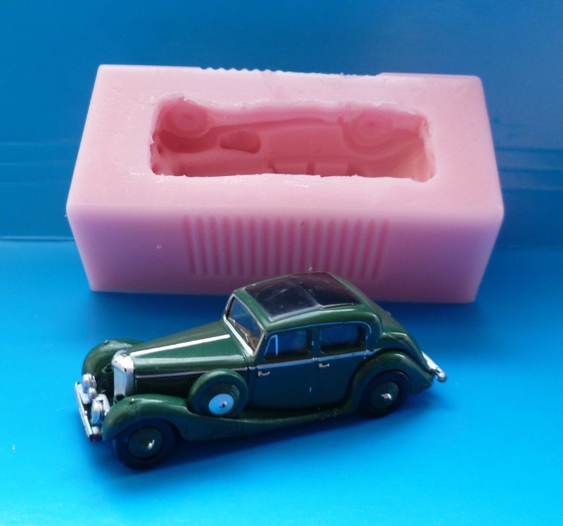 EMLEMS 3D CLASSIC CAR SS JAGUAR CAR SILICONE MOULD