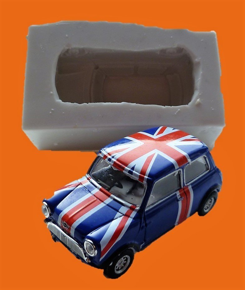 3D OLD STYLE MINI COOPER SILICONE MOULD