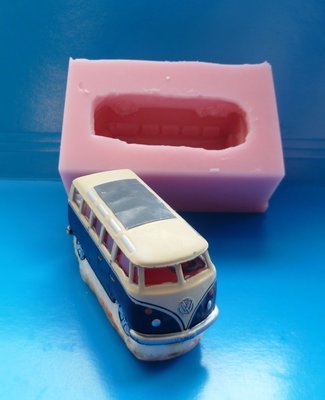 SMALL 3D VW CAMPERVAN SILICONE MOULD