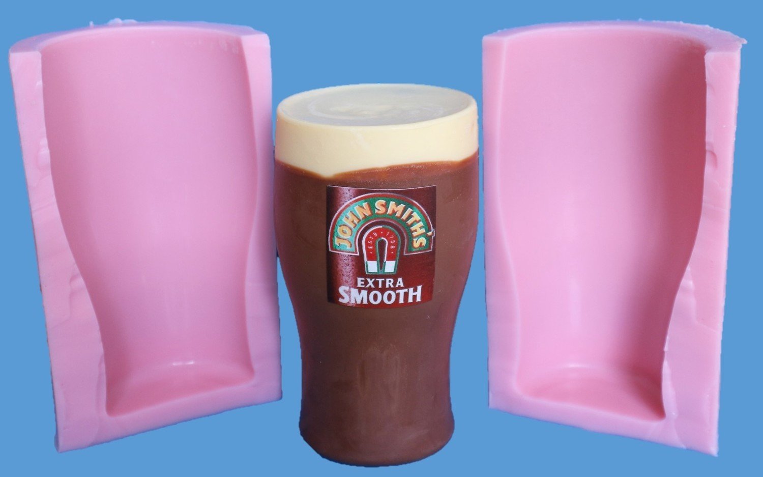 3D PINT GLASS SILICONE MOULD