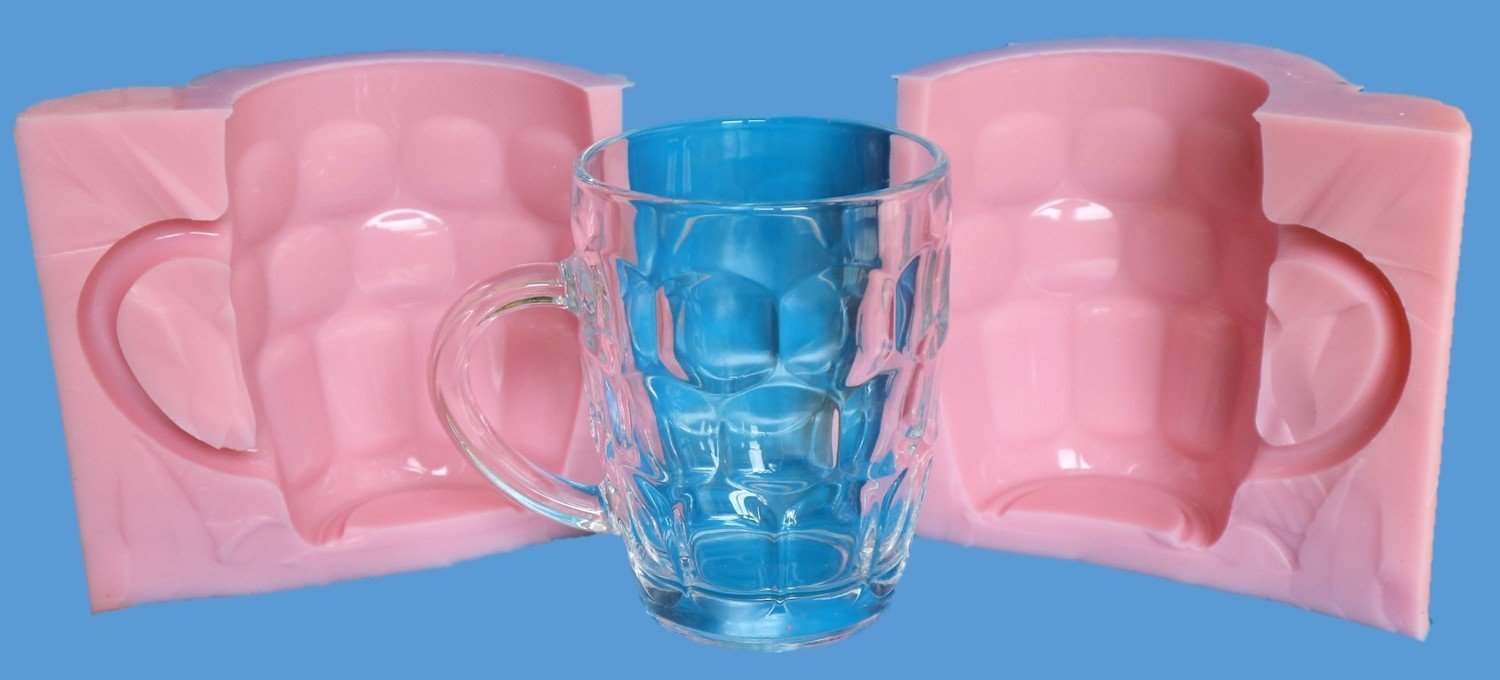 3D TRADITIONAL PINT GLASS SILICONE MOULD