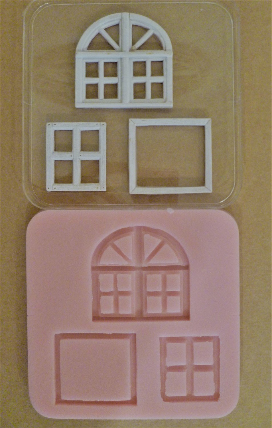 SET OF 3 WINDOW SILICONE MOULDS
