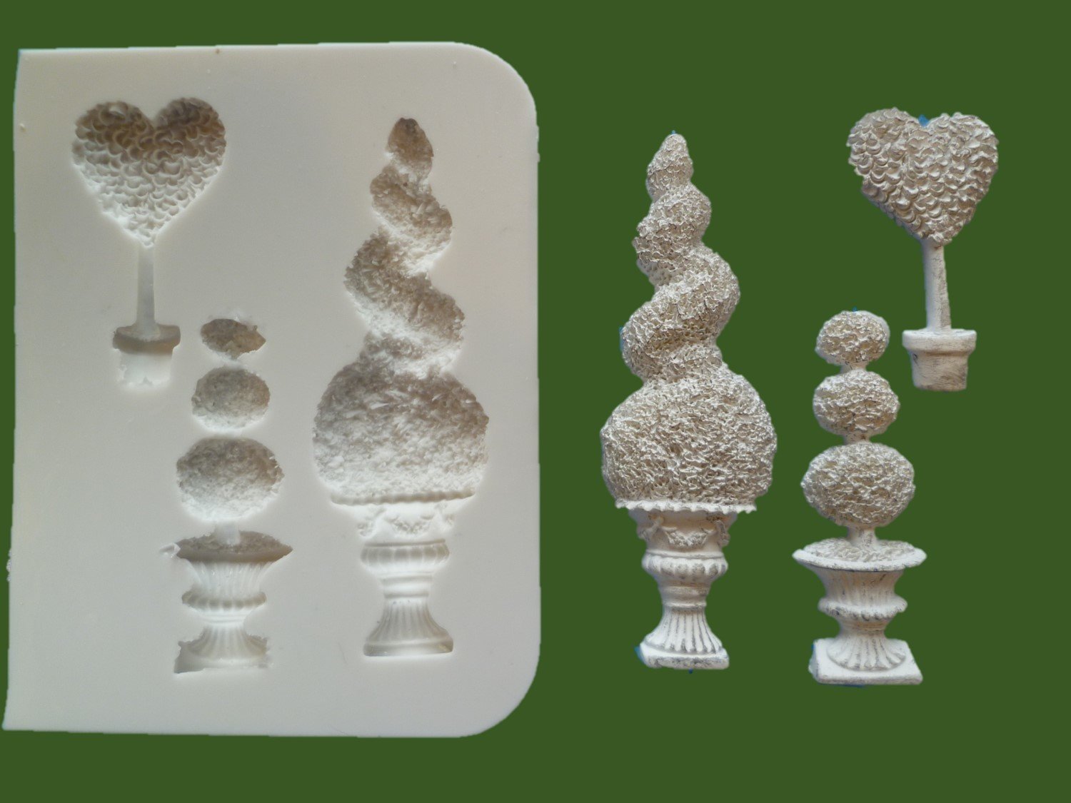 TOPIARY TREES SILICONE MOULD