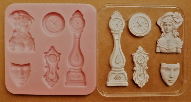 VINTAGE SET SILICONE MOULD
