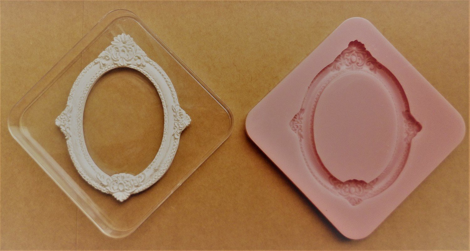 LARGE OVAL FRAME SILICONE MOULD
