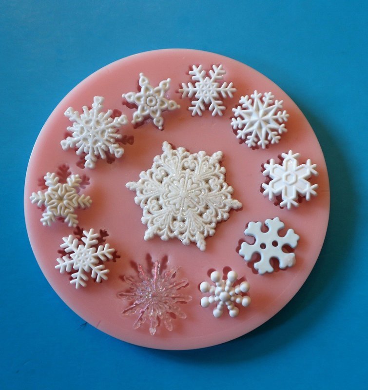 SNOWFLAKES SET SILICONE MOULD
