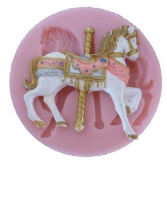 CAROUSEL HORSE SILICONE MOULD