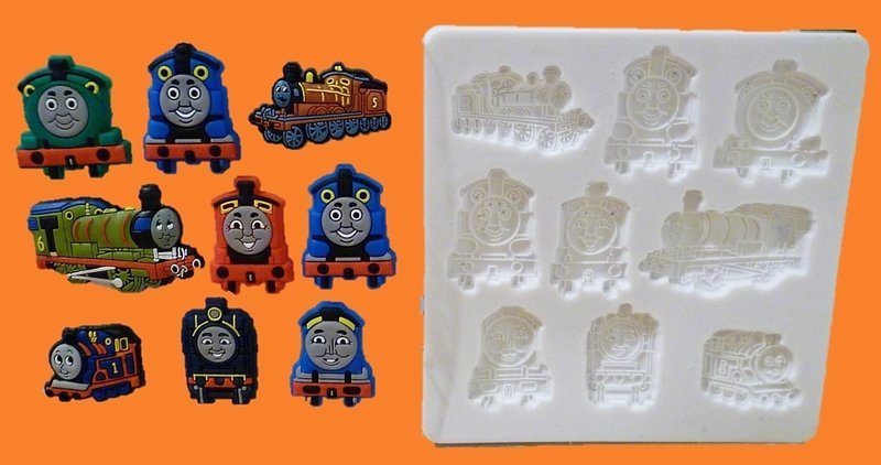THOMAS THE TANK ENGINE SET SILICONE MOULD