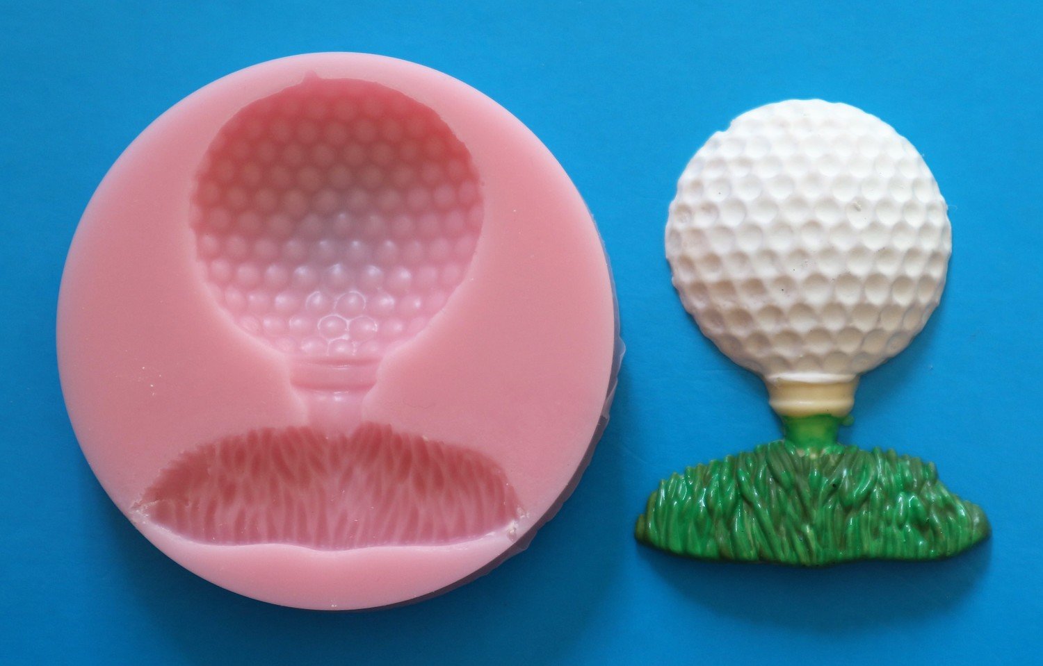 GOLF BALL ON TEE SILICONE MOULD