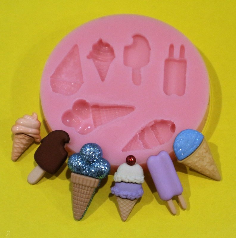 ICE CREAM SET SILICONE MOULD