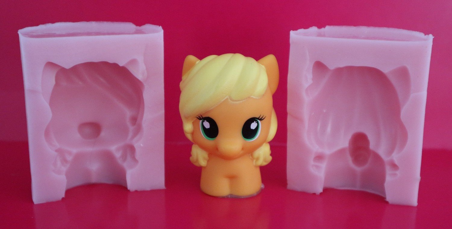 3D MY LITTLE PONY APPLEJACK SILICONE MOULD