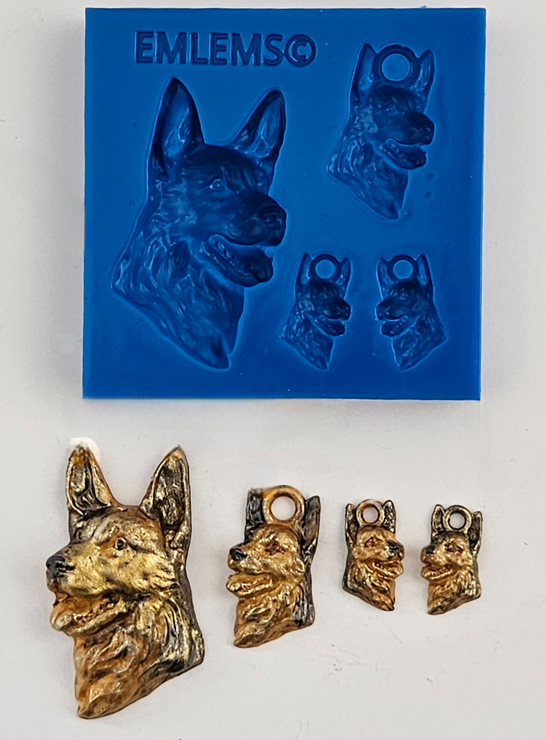 EMLEMS BRAND NEW ALSATIONS  JEWELLERY SET SILICONE MOULD