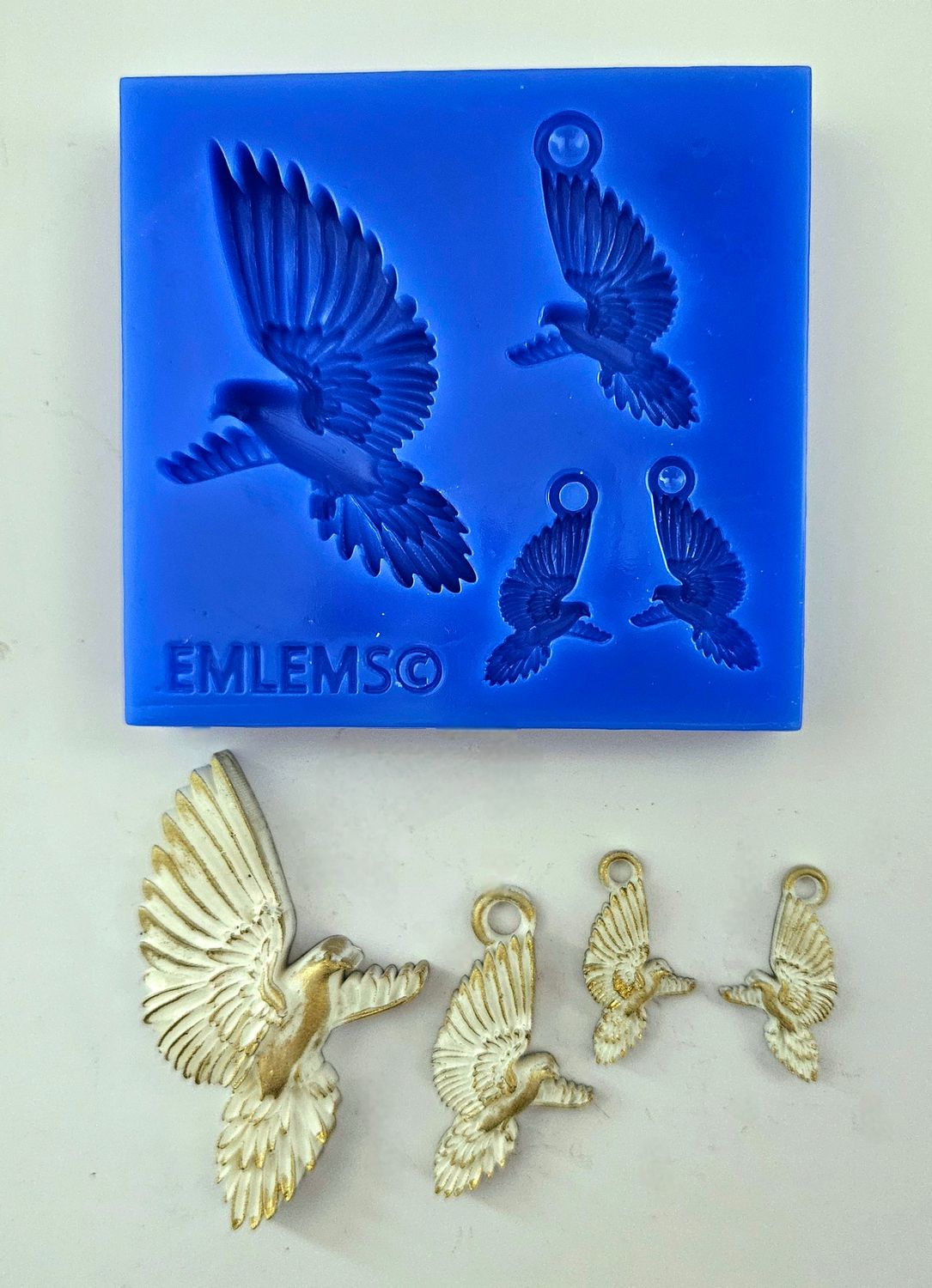 EMLEMS BRAND NEW DOVE JEWELLERY SET SILICONE MOULD