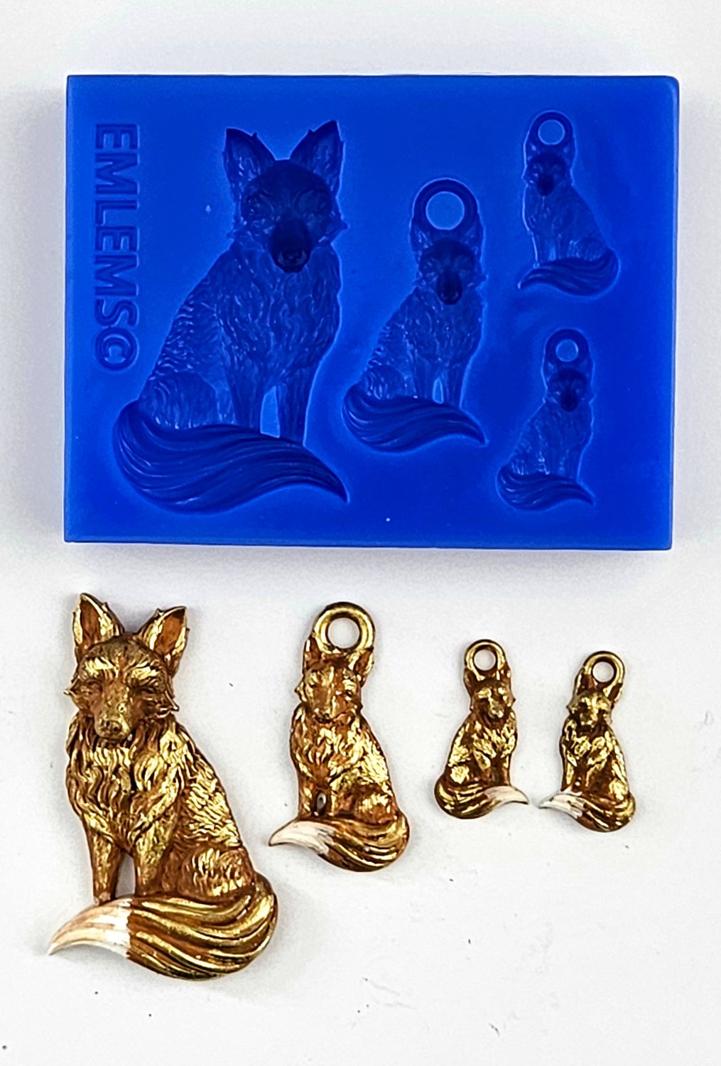 EMLEMS BRAND NEW FOX JEWELLERY SET SILICONE MOULD