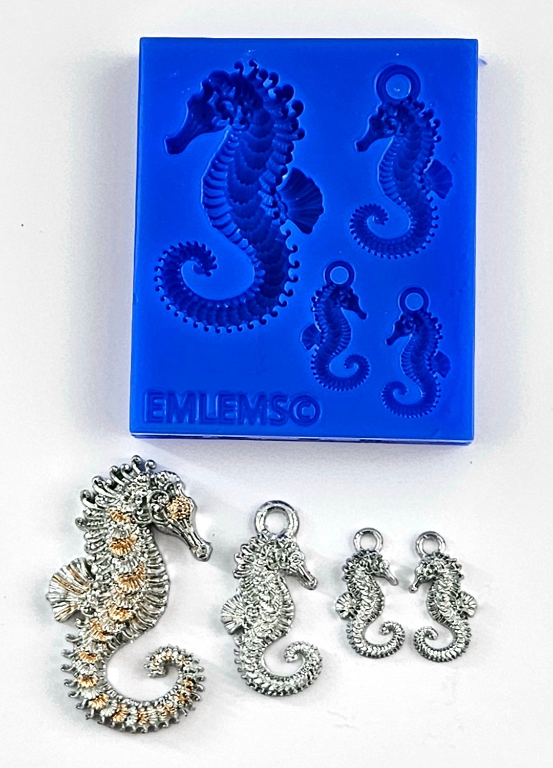 EMLEMS BRAND NEW SEAHORSE JEWELLERY SET SILICONE MOULD