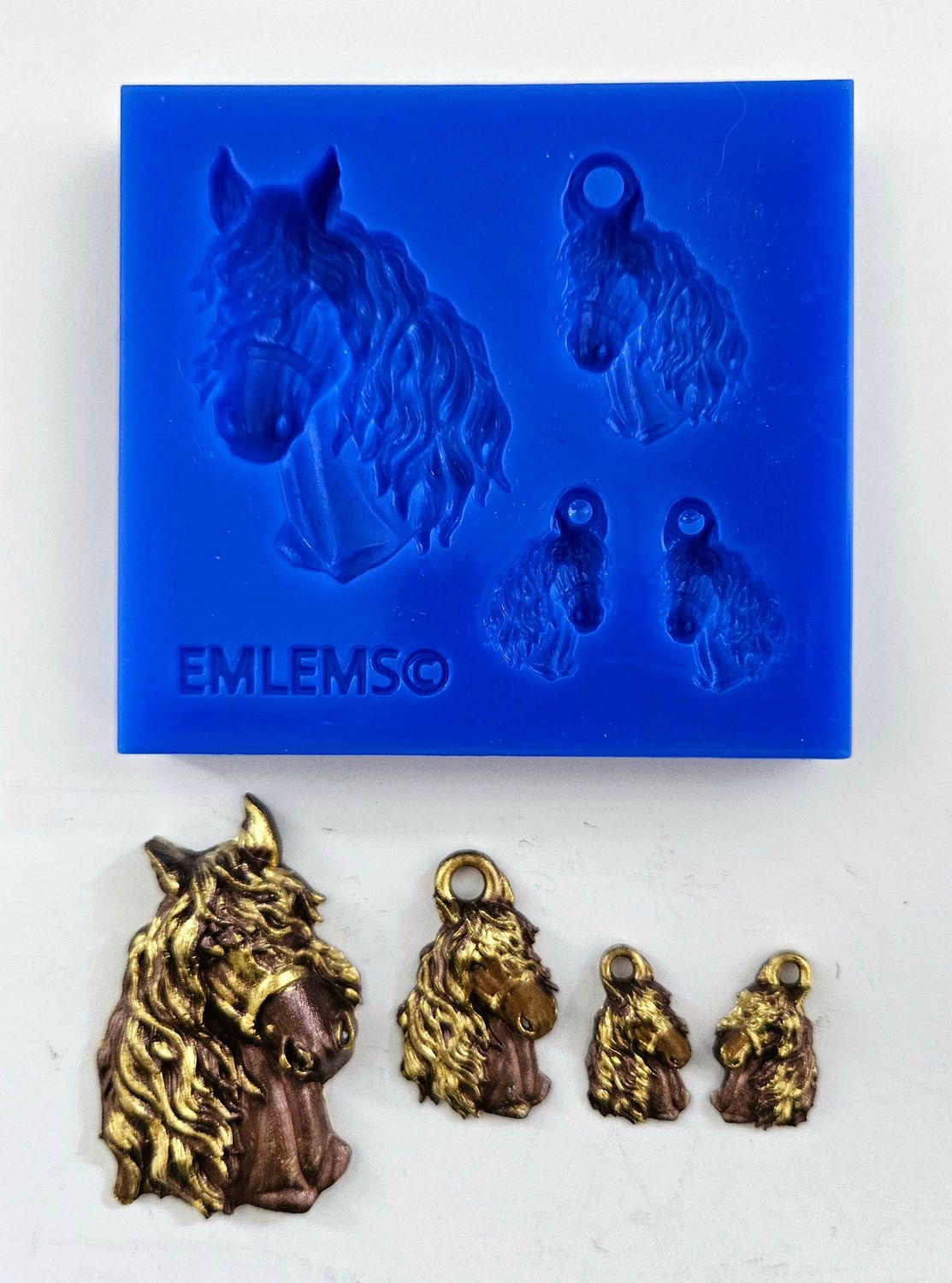 EMLEMS BRAND NEW HORSE JEWELLERY SET SILICONE MOULD