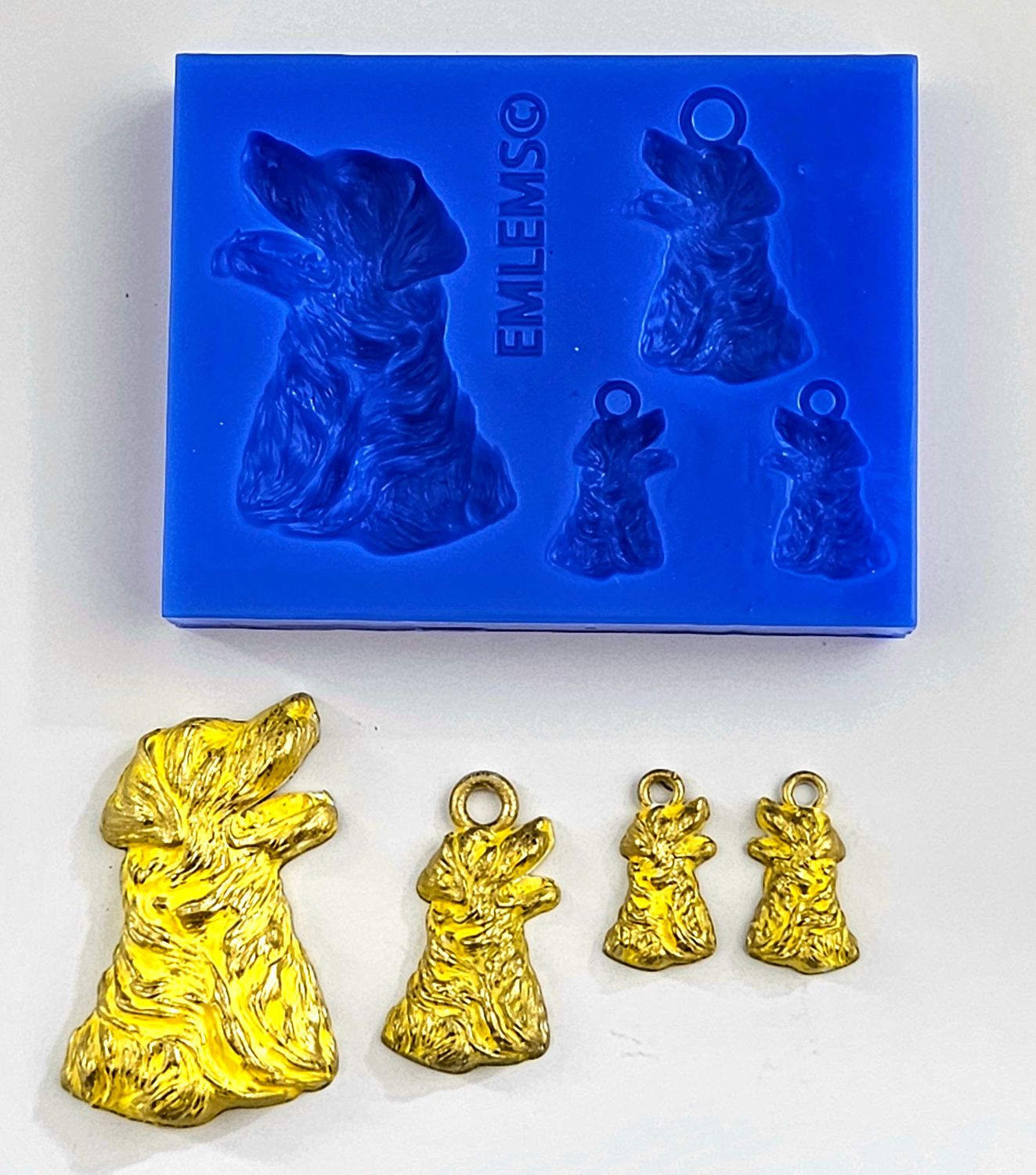 EMLEMS BRAND NEW LABRADOR JEWELLERY SET SILICONE MOULD