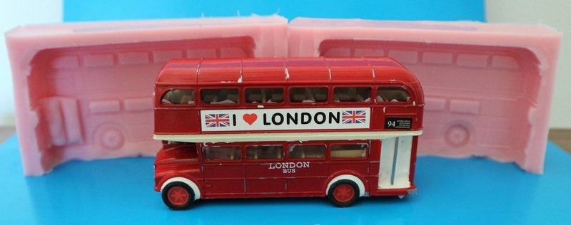 EMLEMS 3D LONDON BUS SILICONE MOULD