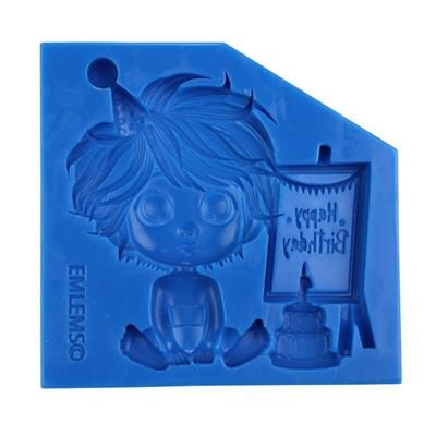 EMLEMS BRAND NEW &amp; EXCLUSIVE LARGE BABY 1ST BIRTHDAY SILICONE MOULD FROM OUR WHIMSICAL WORLD COLLECTION