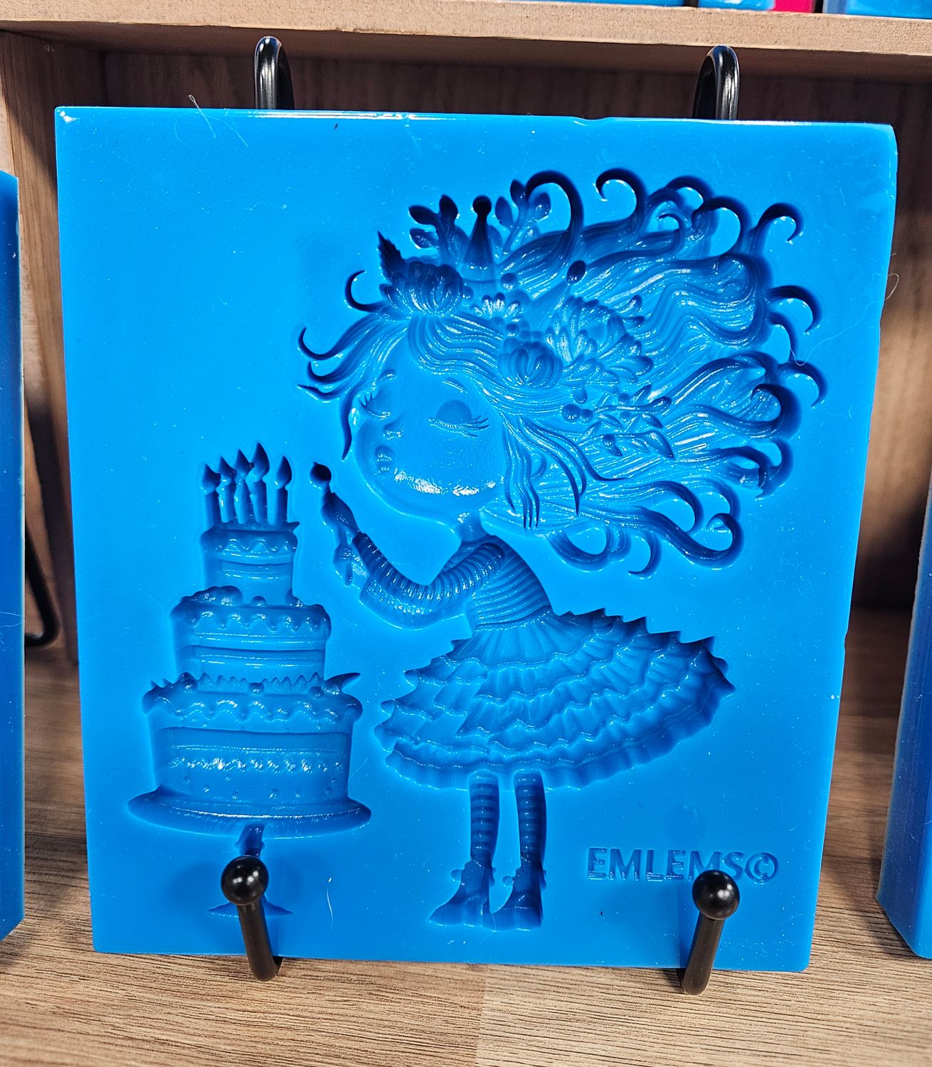 EMLEMS BRAND NEW &amp; EXCLUSIVE LARGE BIRTHDAY GIRL SILICONE MOULD FROM OUR WHIMSICAL WORLD COLLECTION