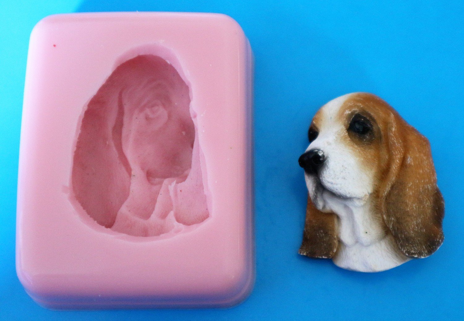 BASSET HOUND SILICONE MOULD