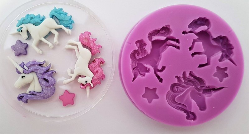 UNICORNS SILICONE MOULD