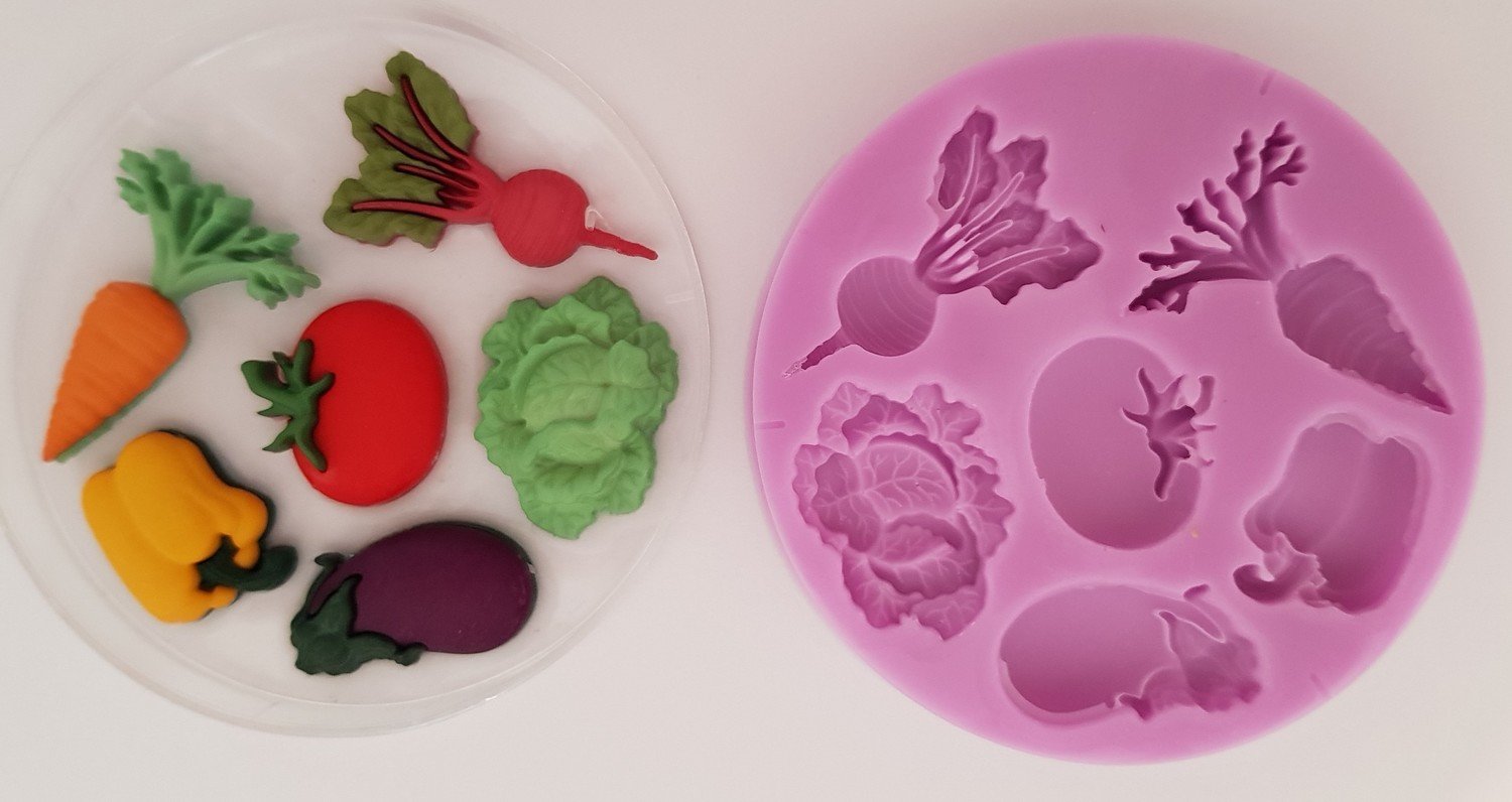 VEGETABLES SILICONE MOULD