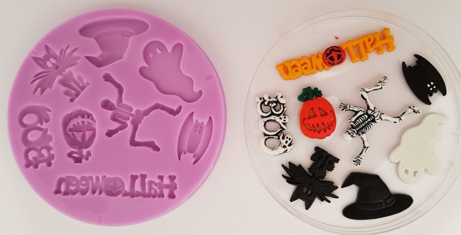 HALLOWEEN SET 2 SILICONE MOULD