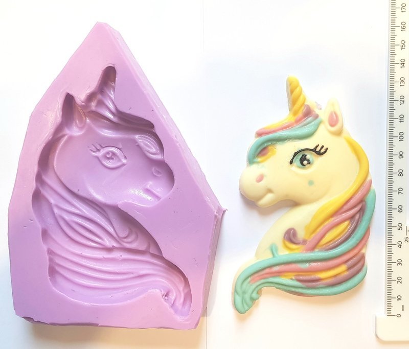 Large Unicorn Head silicone mould