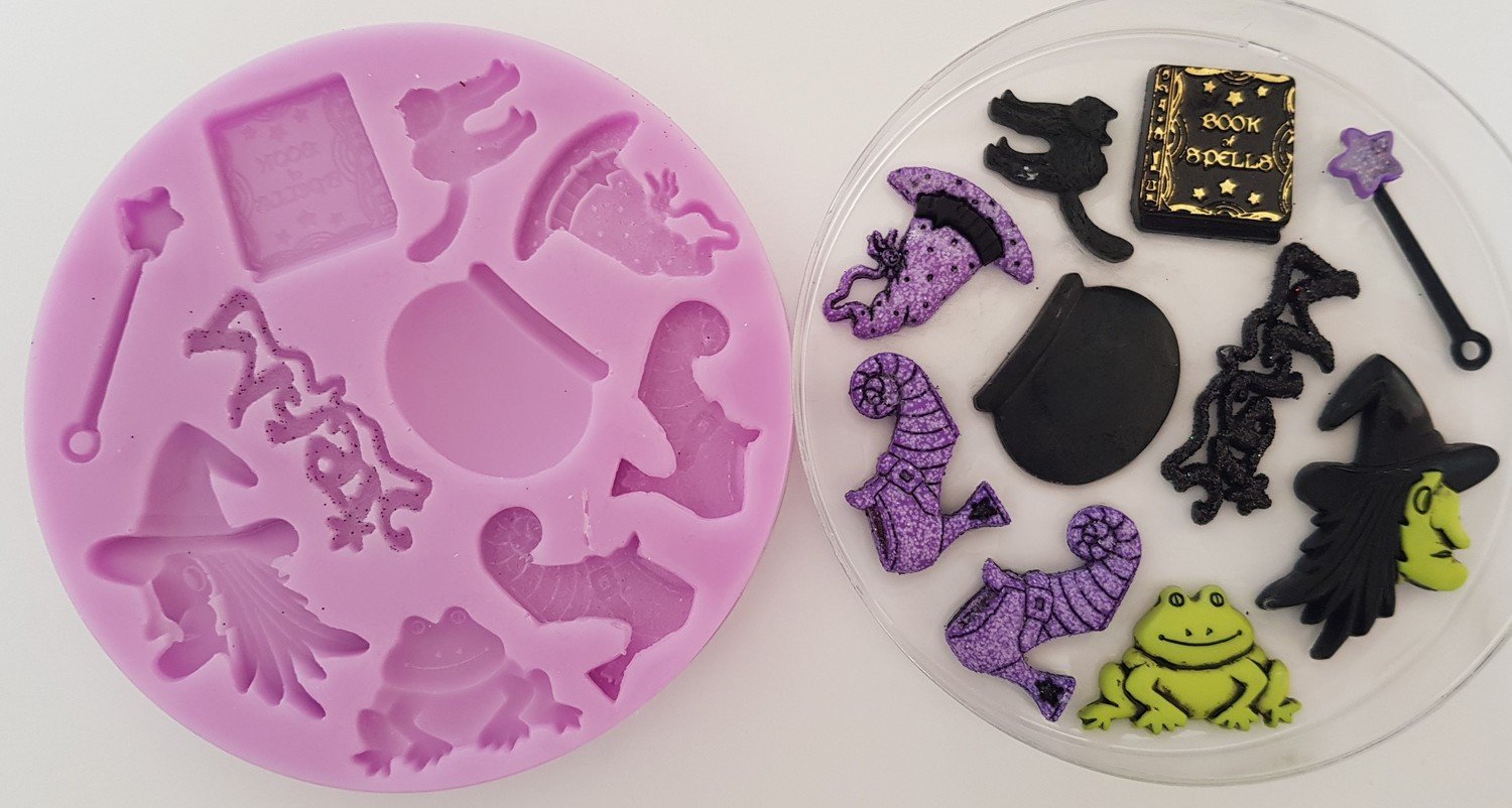 Halloween WITCHES ESSENTIALS Silicone Mould
