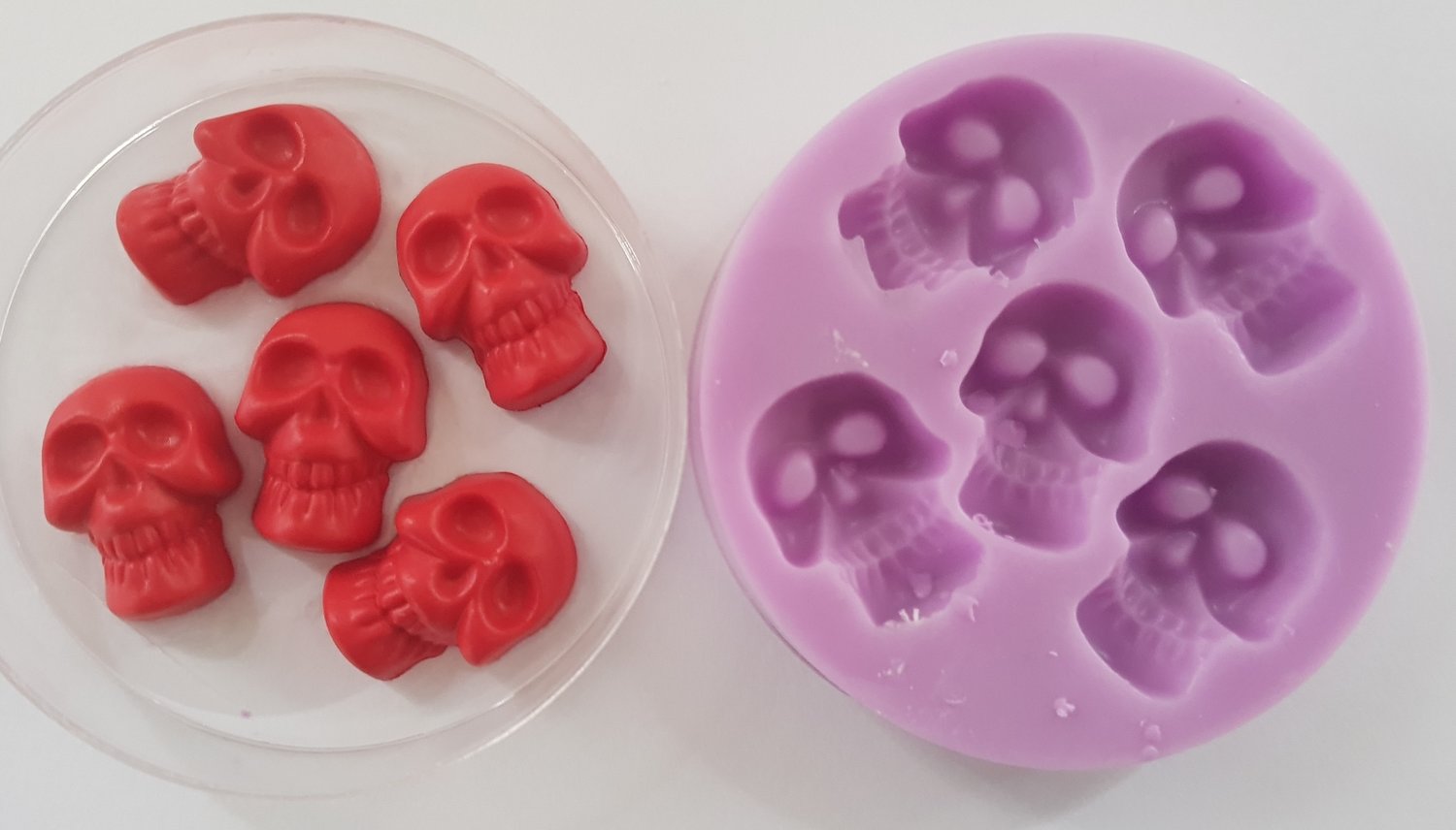 Multiple Skulls Halloween Silicone Mould