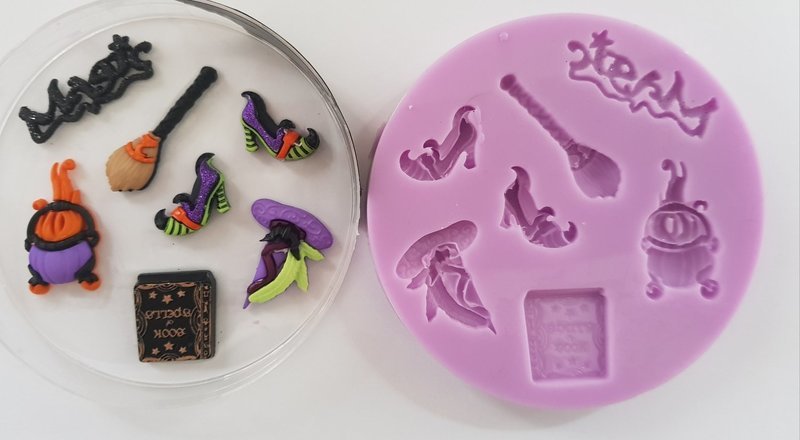 Witches Essentials 002 Halloween Silicone mould