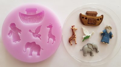 NOAHS ARK SILICONE MOULD