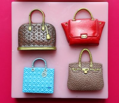 HANDBAGS 4 SILICONE MOULD