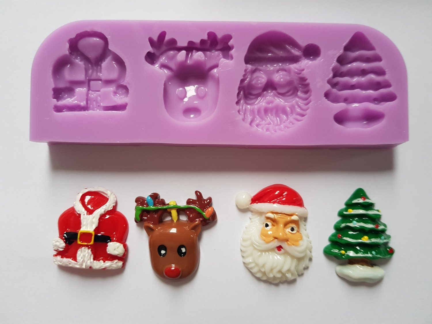 CHRISTMAS SET SILICONE MOULD
